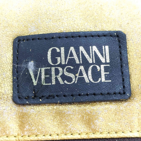 ジャンニヴェルサーチ GIANNI VERSACE レオパード柄 バロック調 ボストンバッグ メンズ
