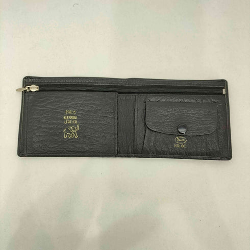 エレファントレザー 二つ折り財布 メンズ