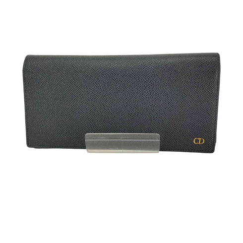 クリスチャンディオール Christian Dior CDロゴ レザー ロングウォレット 長財布 レディース