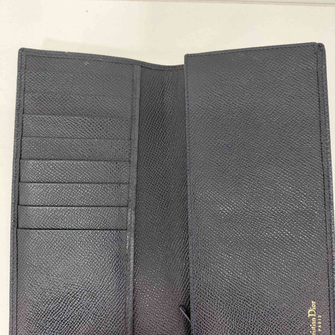クリスチャンディオール Christian Dior CDロゴ レザー ロングウォレット 長財布 レディース