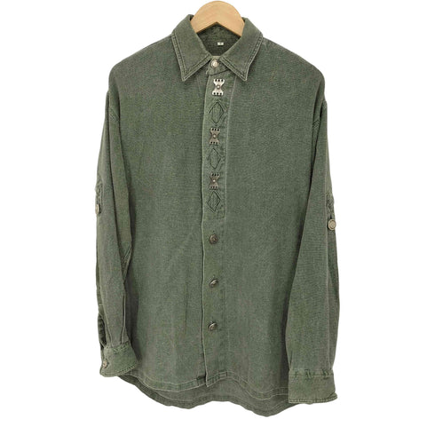 S'Gspusi コットン リネン メタルボタン L/S シャツ メンズ S