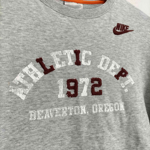 ナイキ NIKE ロゴ刺繍 アーチロゴ スウェット トレーナー メンズ M