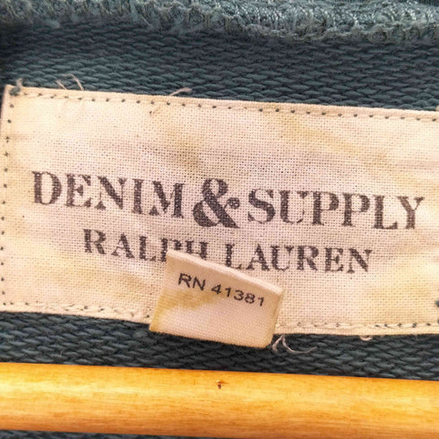 デニムアンドサプライラルフローレン DENIM&SUPPLY RALPH LAUREN フロントプリント プルオーバーパーカー メンズ JPN:XS