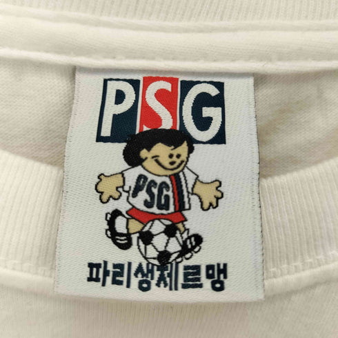 パリサンジェルマン PARIS SAINT GERMAIN 韓国フォント フロントキャラクタープリント クルーネックTシャツ メンズ JPN:M