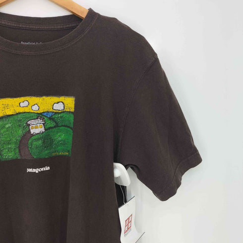 パタゴニア patagonia Beneficial Ts 90-00s フロントプリント クルーネック 半袖 Tシャツ メンズ import:S