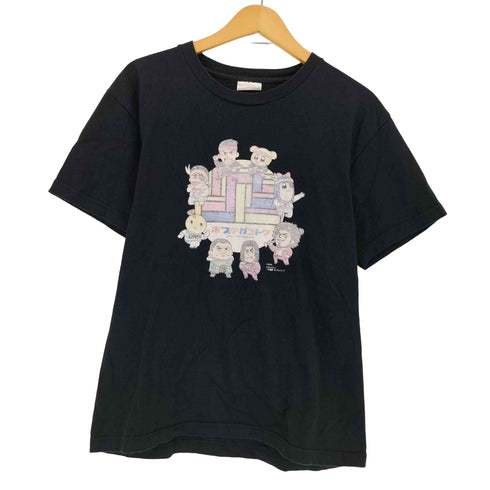 キャラクタープリントクルーネックTシャツ メンズ