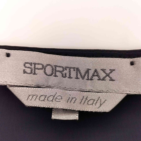スポーツマックス SPORTMAX イタリア製 ビスコース混 ルーズネックトップス レディース S