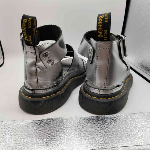 ドクターマーチン Dr.Martens CLARISSA 2 SILVER METALLIC CALF SANDALS クラリッサ 2 サンダル レディース
