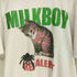 ミルクボーイ MILKBOY RED ALERT TEE 猫 フロントプリント S/S Tシャツ メンズ JPN:XL