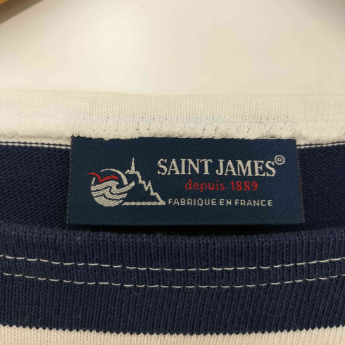 セントジェームス SAINT JAMES フランス製 コットン バスク シャツ メンズ import:M