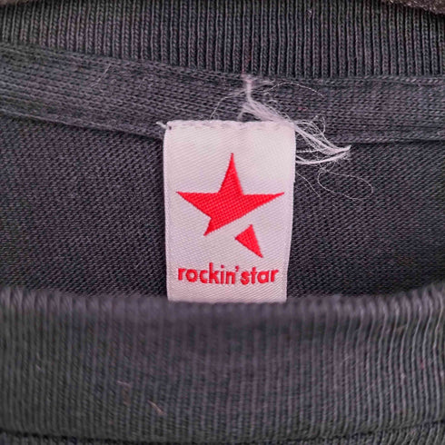 rockin'star 両面プリント S/S Tシャツ メンズ