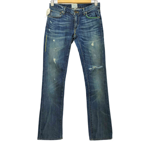 PRPS HEIRLOOM} USA製 ダメージ加工 スキニーデニムパンツ レディース US:24