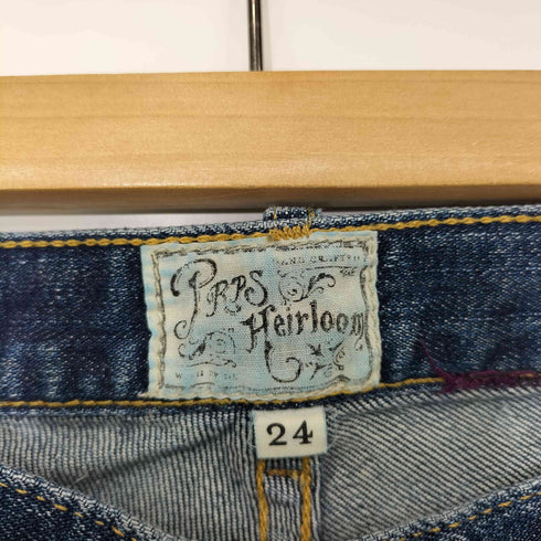 PRPS HEIRLOOM} USA製 ダメージ加工 スキニーデニムパンツ レディース US:24