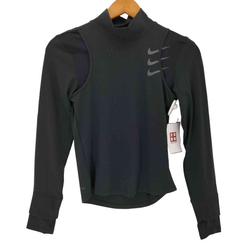 ナイキ NIKE レイヤードデザイン ハイネックトップス レディース XS