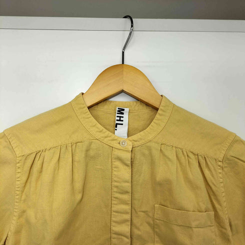 エムエイチエル MHL. リネンブレンド バンドカラーシャツ レディース JPN:1
