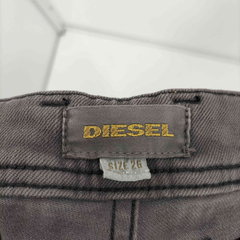 ディーゼル DIESEL 00s Y2K スリム スキニー ブラック デニムパンツ レディース 26