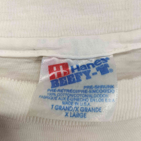 ヘインズ Hanes 90s- USA製 袖裾シングル BB KING'S BLUES CLUB 両面プリントクルーネックTシャツ メンズ XL