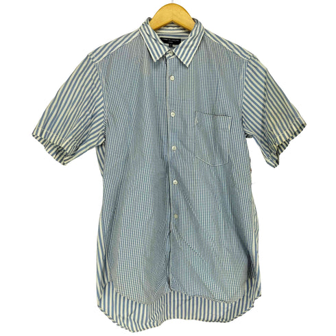 コムデギャルソンオム COMME des GARCONS HOMME AD2006 ギンガムチェック切替レギュラーシャツ メンズ S