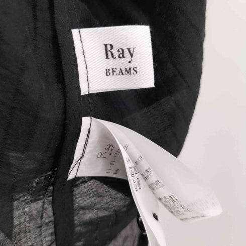 レイビームス Ray BEAMS ラッフル ティアード Vネック フレンチスリーブ ブラウス レディース ONE SIZE