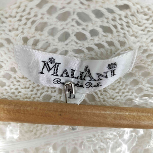 MALIANI フリルレース ニットカーディガン レディース import:L