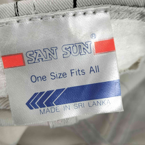 SAN SUN MADE IN SRI LANKA ロゴ刺繍 キャップ メンズ