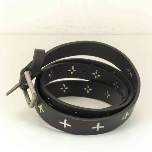 m.a+ + studded q buckle med belt メンズ