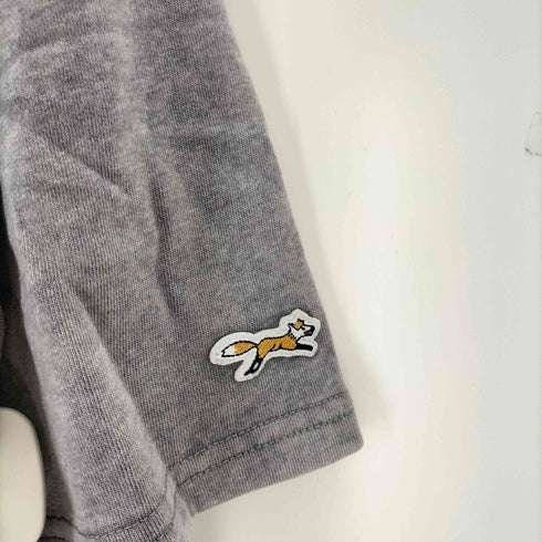 ペニーズ PENNEYS ペニーズ 別注 THE FOX ロゴ ヴィンテージスノーウォッシュ加工 ワッペン刺繍 半袖スウェットカットソー メンズ JPN:L