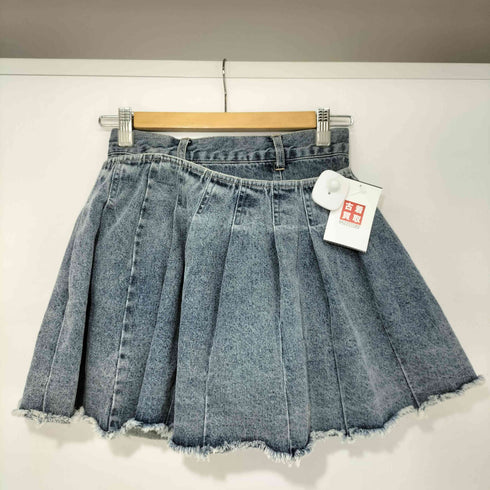 チコ Chico ラップ プリーツ デニム ミニスカート レディース JPN:0