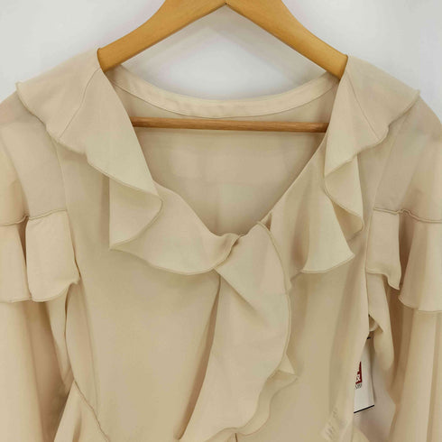 マウジー moussy 26ss CHIFFON RUFFLE ブラウス レディース FREE