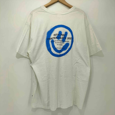 イストクンスト ISTKUNST スマイリーロゴプリント S/S Tシャツ メンズ JPN:L