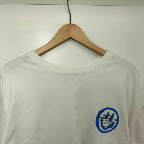 イストクンスト ISTKUNST スマイリーロゴプリント S/S Tシャツ メンズ JPN:L