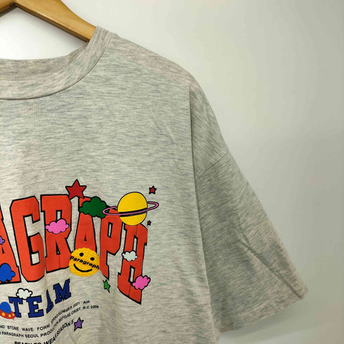 パラグラフ PARAGRAPH 両面グラフィックプリント S/S Tシャツ メンズ