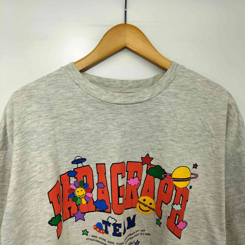 パラグラフ PARAGRAPH 両面グラフィックプリント S/S Tシャツ メンズ
