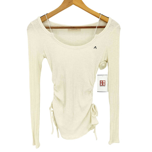 アンドマリー AND MARY Lala shirring ribbon tops レディース FREE