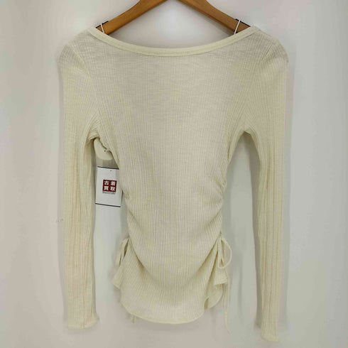 アンドマリー AND MARY Lala shirring ribbon tops レディース FREE