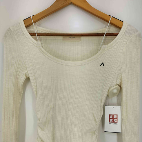 アンドマリー AND MARY Lala shirring ribbon tops レディース FREE