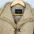 NORTH BEACH lamb leather&mink fur ラムレザー ミンクファー フックボタンレザージャケット レディース M
