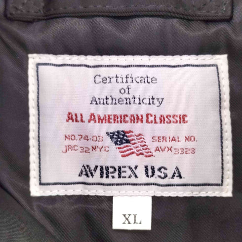 アヴィレックス AVIREX HB HOODIE JKT メンズ JPN:XL