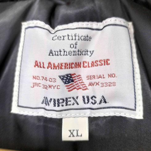 アヴィレックス AVIREX HB HOODIE JKT メンズ JPN:XL