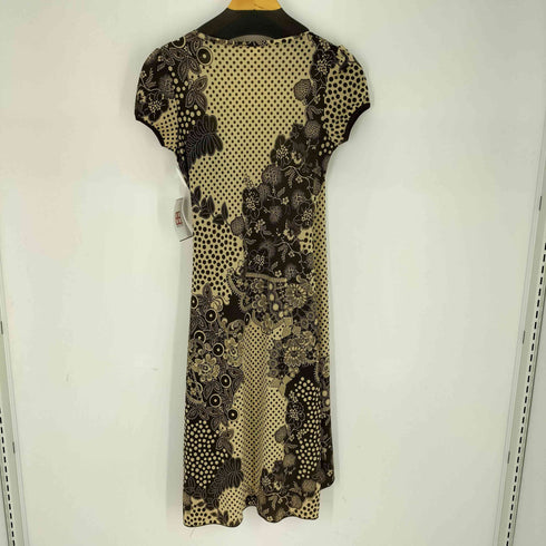 KHAKI KREW / Y2K ドット&ペイズリー カシュクール ワンピース レディース import:S