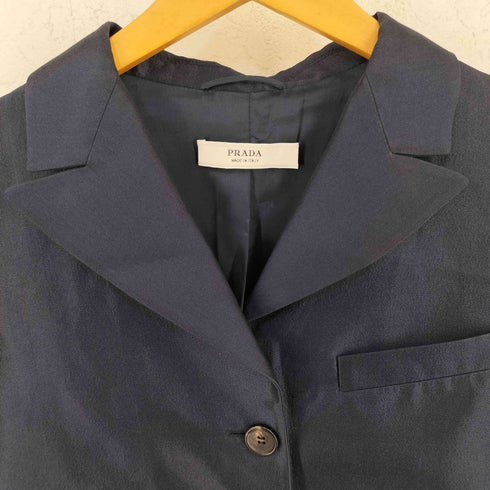 プラダ PRADA イタリア製 ウールテーラードジャケット レディース 40