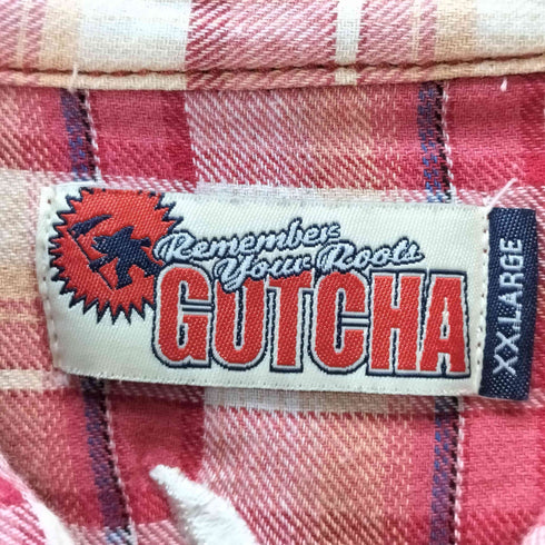 ガッチャ GOTCHA 七分袖 ウエスタンシャツ Y2K 平成 お兄系 メンズ JPN:XXL