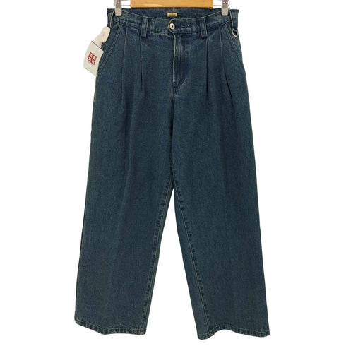 THE BOLDMAN 2タック ジップフライ バギーデニムパンツ casual メンズ JPN:M