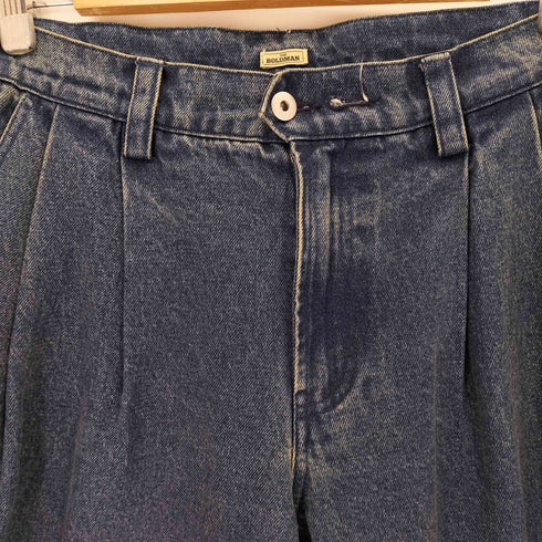 THE BOLDMAN 2タック ジップフライ バギーデニムパンツ casual メンズ JPN:M