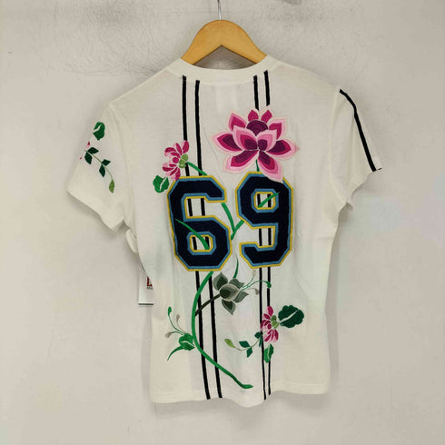 クリスチャンディオール Christian Dior Adiorable 69 刺繍Tシャツ ジョンガリアーノ期 レディース US:10
