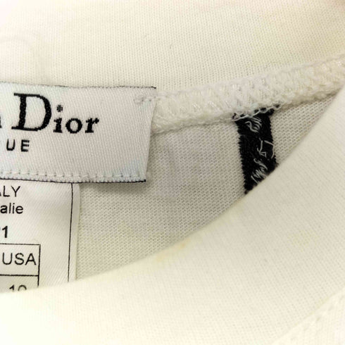 クリスチャンディオール Christian Dior Adiorable 69 刺繍Tシャツ ジョンガリアーノ期 レディース US:10