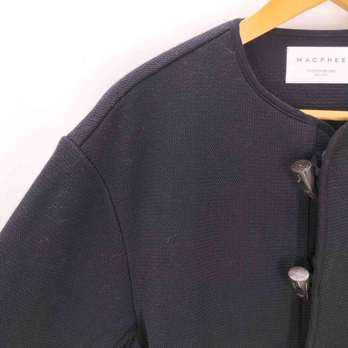 マカフィー MACPHEE ノーカラーラッセルジャケット レディース JPN:36