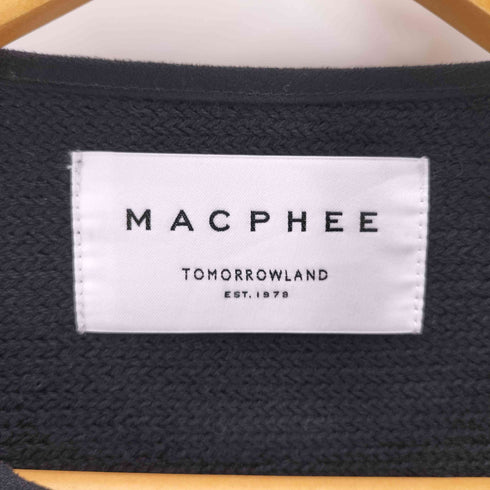 マカフィー MACPHEE ノーカラーラッセルジャケット レディース JPN:36