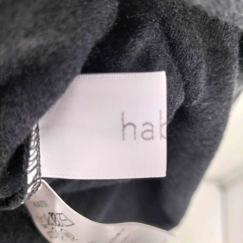 habille ラウンドカット ウールクルーネックカットソー レディース