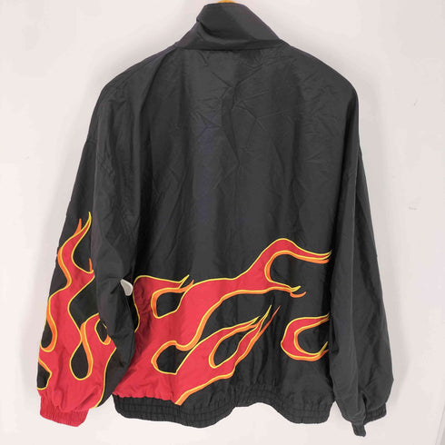 ヒルトン HILTON 90S ファイヤーパターンナイロンジャケット メンズ XL